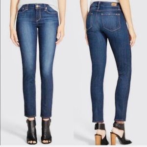 PAIGE Women’s Skyline Ankle Peg Cropped Stretch Skinny Jeans Monica Wash 27 USA